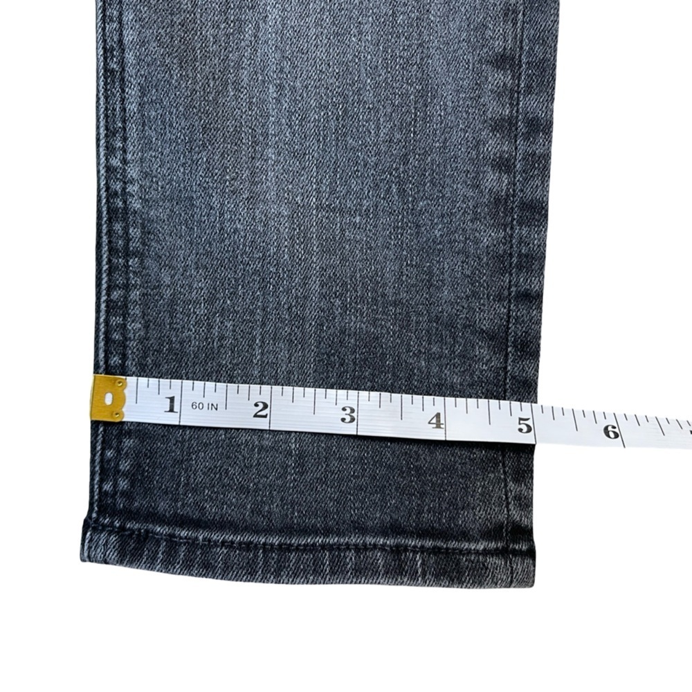 Rag & Bone Tomboy Cropped Skinny Boyfriend Jeans Faded Black Wash - Size 24 - Picture 8 of 12